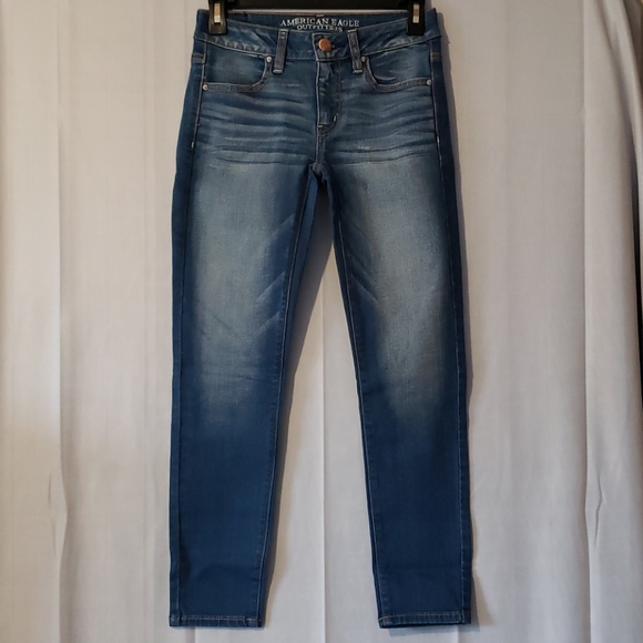 American Eagle Jegging Ankle Sz 2 NWOT Stretch - Picture 2 of 6